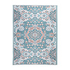 Outdoor Teppich Boho - Vedra Medaillon Blau - thumbnail 1
