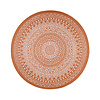 In- & Outdoor Teppich Rund - Summer Azteca Terracotta - thumbnail 1