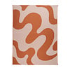 In- & Outdoor Teppich - Summer Swirl Terracotta - thumbnail 1