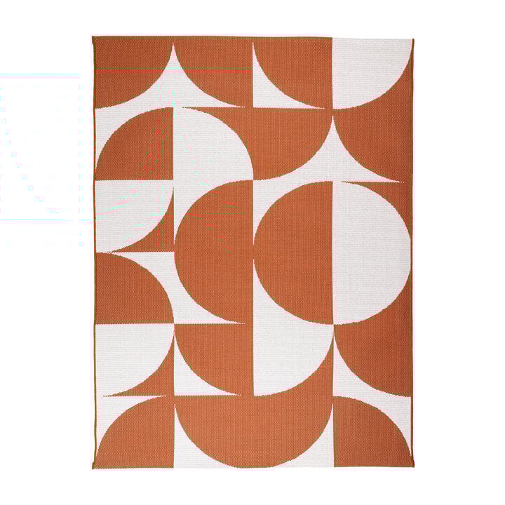 In- & Outdoor Teppich - Summer Shapes Terracotta - 1