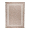 In- & Outdoor Teppich - Sierra Border Beige Creme - thumbnail 1
