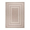 In- & Outdoor Teppich - Sierra Frame Beige Creme - thumbnail 1