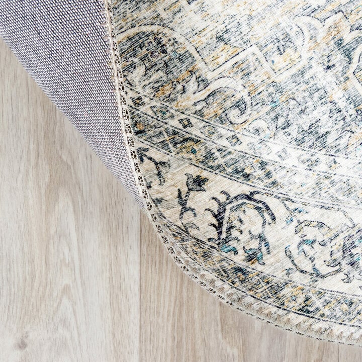 Teppich Vintage Rund - Lago Grau - 6