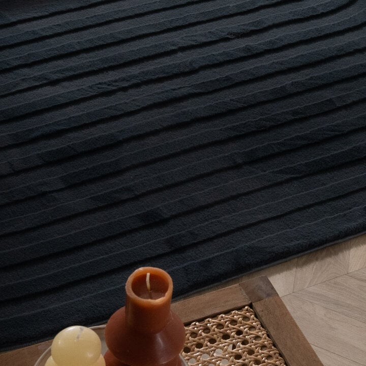 Teppich Organisch - Flowy Arch Anthrazit - 2