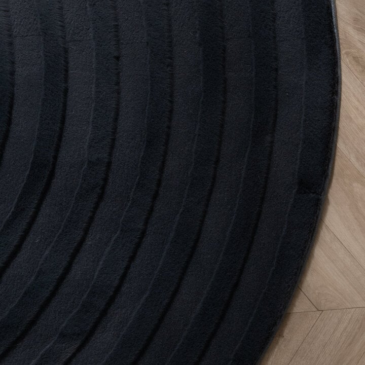 Teppich Organisch - Flowy Arch Anthrazit - 4