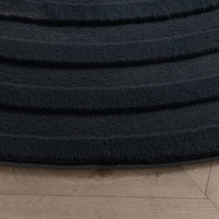 Teppich Organisch - Flowy Arch Anthrazit - 5