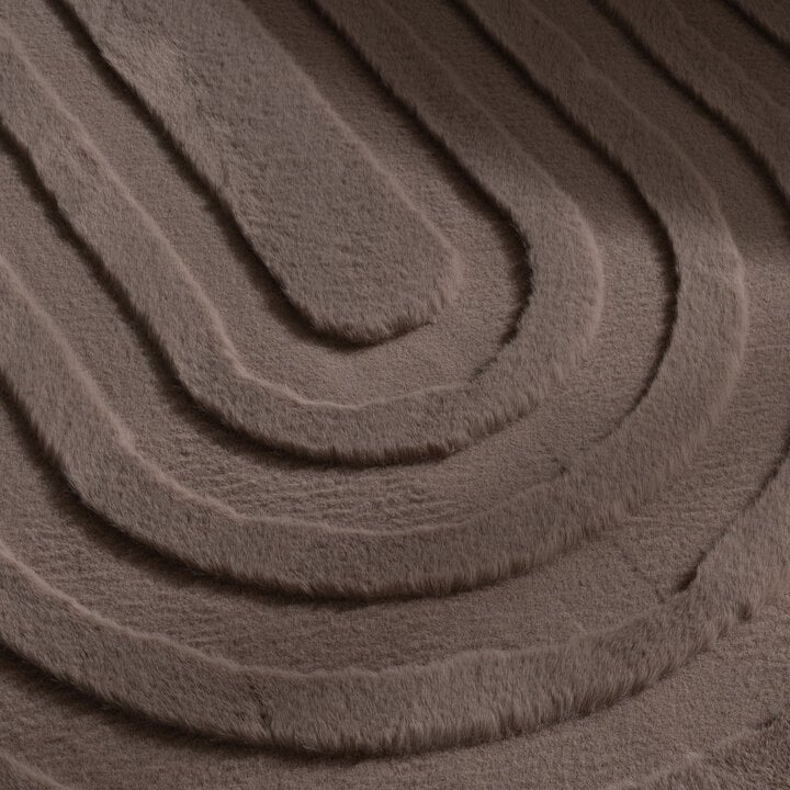 Teppich Organisch - Flowy Arch Taupe - 3