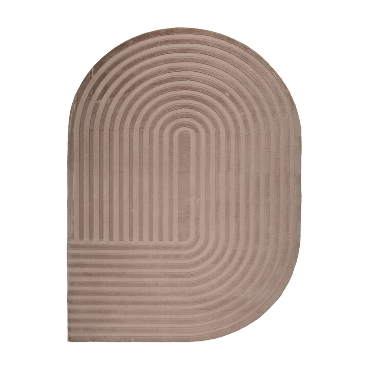 Teppich Organisch - Flowy Arch Taupe - 1
