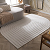 Teppich Organisch - Flowy Lines Creme - thumbnail