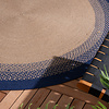 In- & Outdoor Teppich Rund - Florence Blau - thumbnail 2