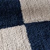 Teppich Kariert - Blox Blau Weiß - thumbnail 4