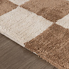 Teppich Kariert - Blox Beige Weiß - thumbnail 6