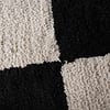 Teppich Kariert - Blox Fringe Schwarz Weiß - thumbnail 4