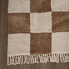 Teppich Kariert - Blox Fringe Beige Weiß - thumbnail 5