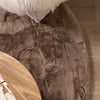 Hochflor Teppich Oval - Comfy Supreme Taupe - thumbnail 3