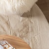 Hochflor Teppich Oval - Comfy Supreme Creme - thumbnail 3