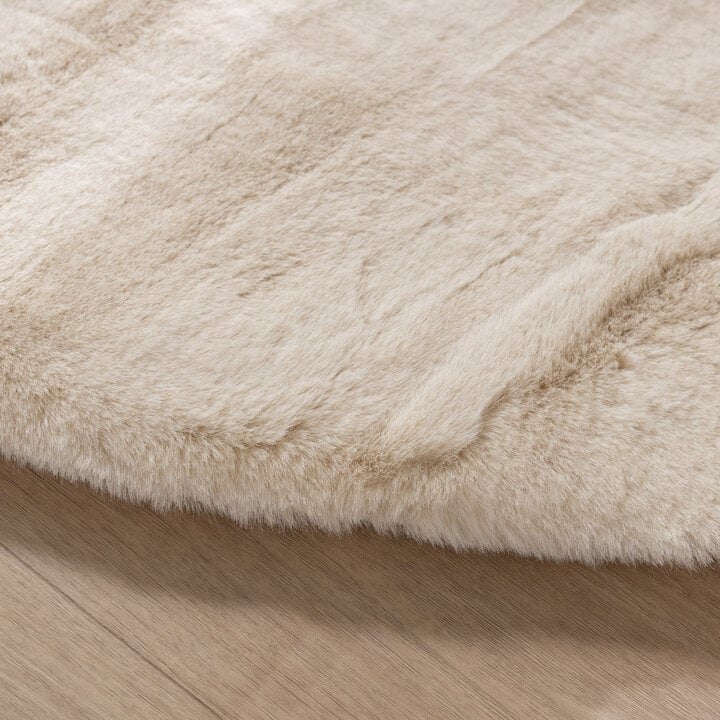 Hochflor Teppich Oval - Comfy Supreme Creme - 6