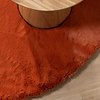 Hochflor Teppich Rund - Comfy Supreme Terracotta - thumbnail 5