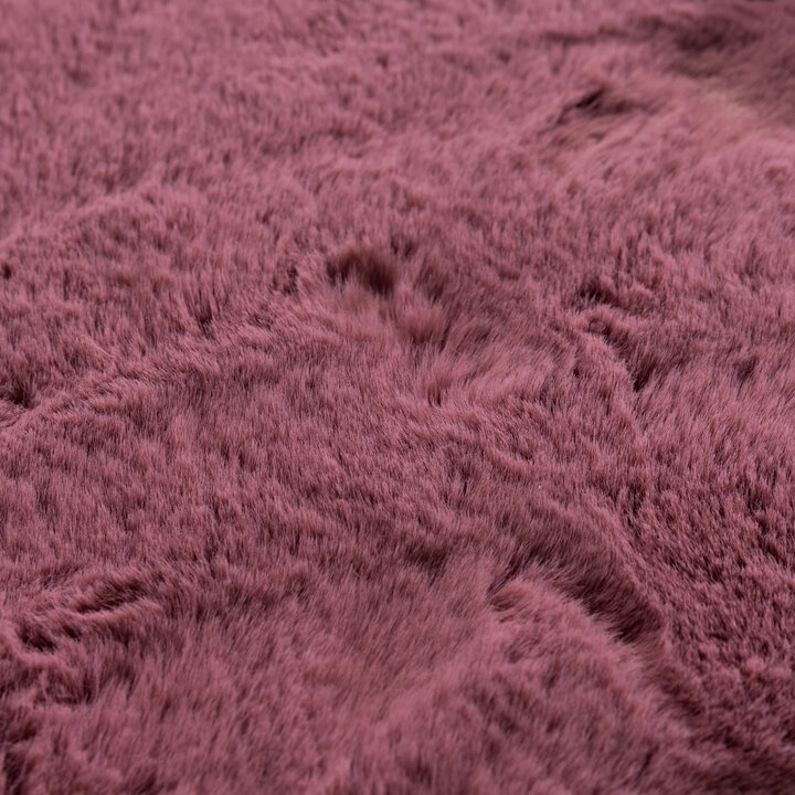 Hochflor Teppich Rund - Comfy Supreme Dunkelrosa - 4