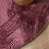 Hochflor Teppich Rund - Comfy Supreme Dunkelrosa - thumbnail 5