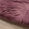 Hochflor Teppich Rund - Comfy Supreme Dunkelrosa - thumbnail 6