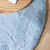 Hochflor Teppich Rund - Comfy Supreme Hellblau - thumbnail 5