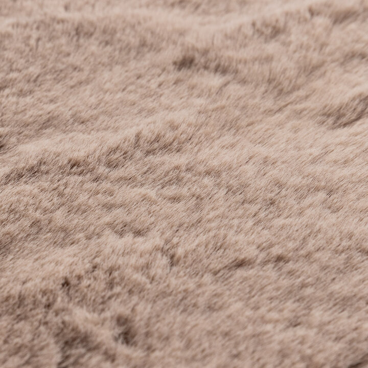 Hochflor Teppich Rund - Comfy Supreme Taupe - 4