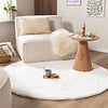 Hochflor Teppich Rund - Comfy Supreme Weiß - thumbnail