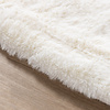 Hochflor Teppich Rund - Comfy Supreme Weiß - thumbnail 6