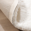 Hochflor Teppich Rund - Comfy Supreme Weiß - thumbnail 7
