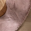 Hochflor Teppich Rund - Comfy Supreme Rosa - thumbnail 5