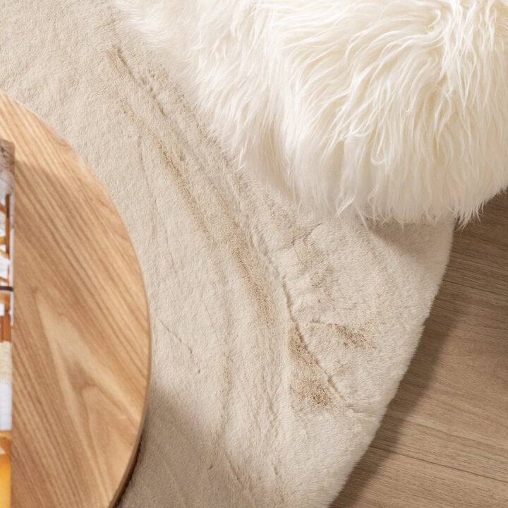 Hochflor Teppich Rund - Comfy Supreme Creme - 3