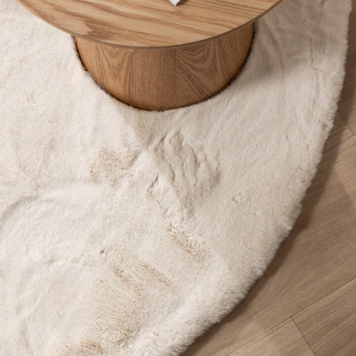 Hochflor Teppich Rund - Comfy Supreme Creme - 5