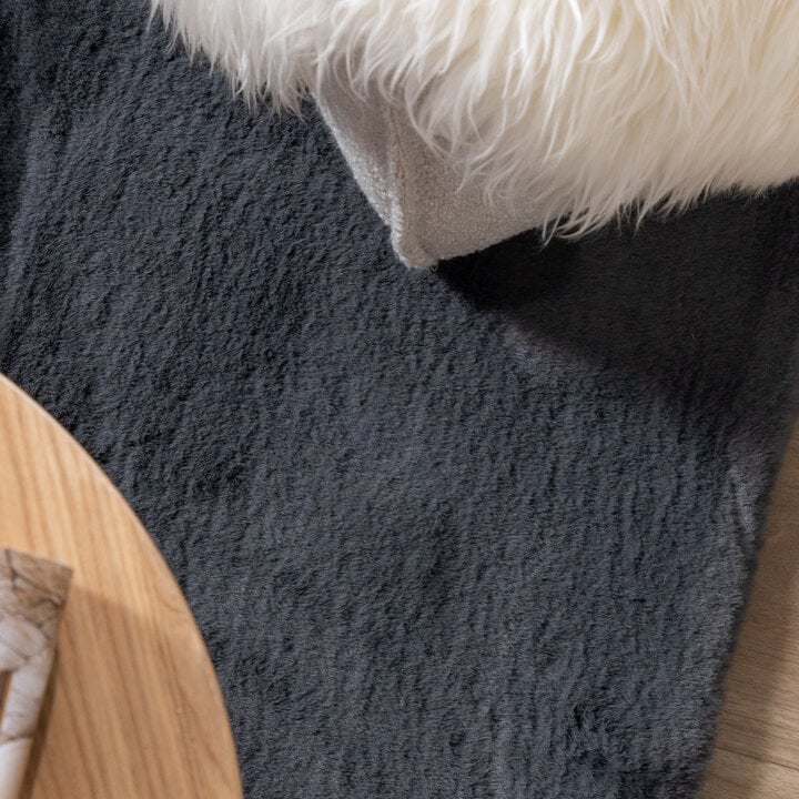 Hochflor Teppich - Comfy Supreme Anthrazit - 3