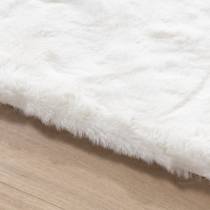 Hochflor Teppich - Comfy Supreme Weiß - 6