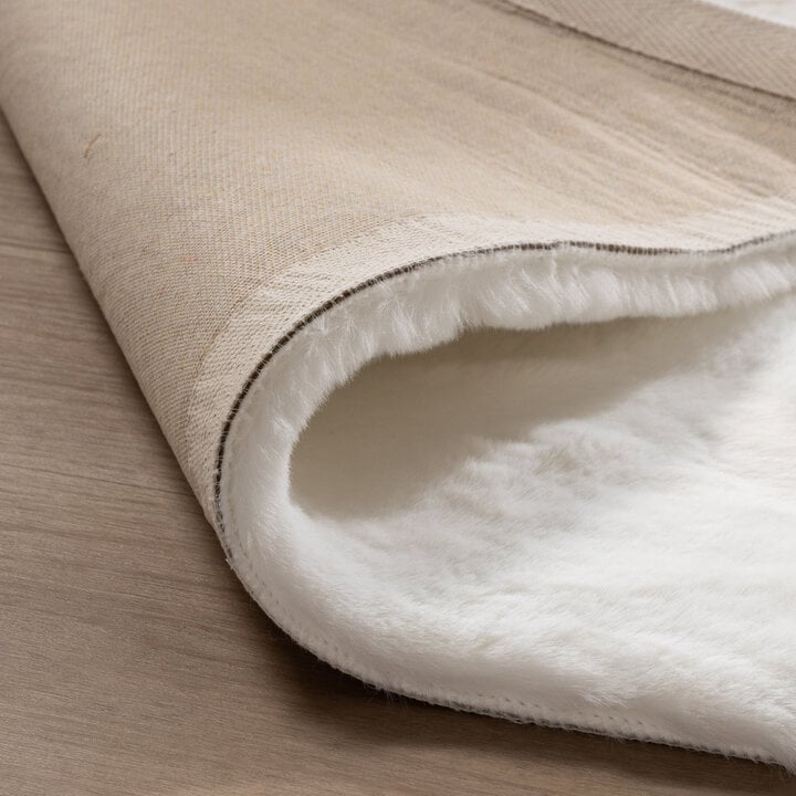 Hochflor Teppich - Comfy Supreme Weiß - 7