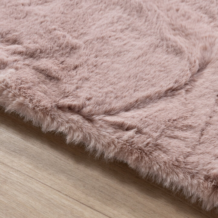 Hochflor Teppich - Comfy Supreme Rosa - 6