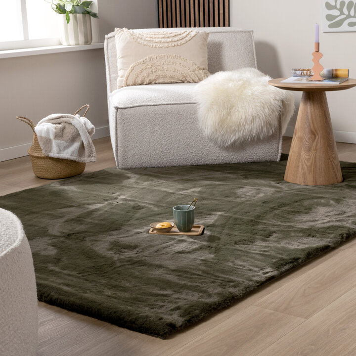 Hochflor Teppich - Comfy Supreme Grün