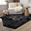 Hochflor Teppich - Comfy Supreme Schwarz - thumbnail