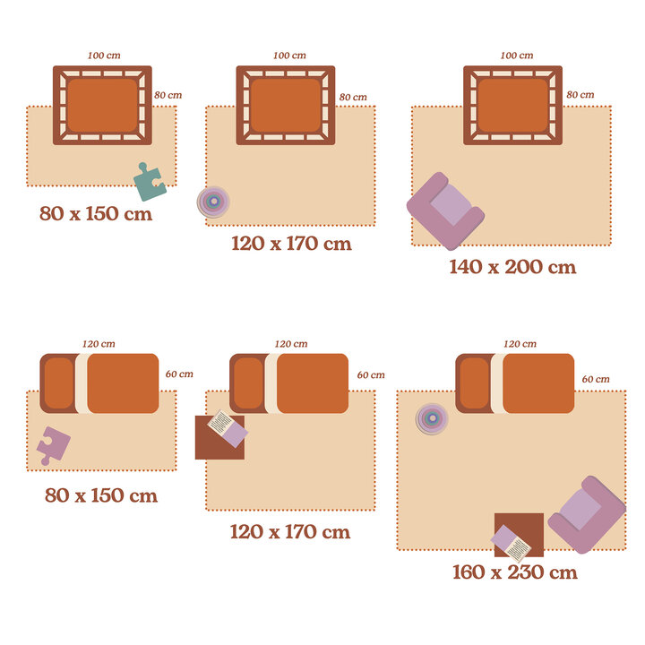 Kinderteppich - Jungle Giraffe Beige - 7