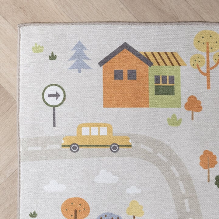 Auto Spielteppich - Rocky Ride Grau - 5