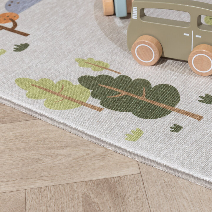 Auto Spielteppich - Rocky Ride Grau - 6