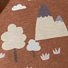 Auto Spielteppich Rund - Rocky Ride Terracotta - thumbnail 3