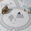 Auto Spielteppich Rund - Rocky Ride Weiß - thumbnail 2