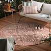 In- & Outdoor Teppich Rund - Summer Oriental Terracotta - thumbnail