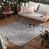 In- & Outdoor Teppich Quadrat - Summer Oriental Grau - thumbnail
