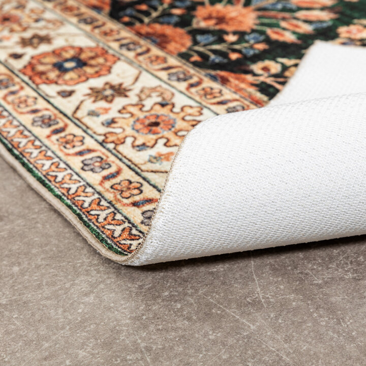 Vintage Gartenteppich - Santo Flora Dunkelgrün - 6