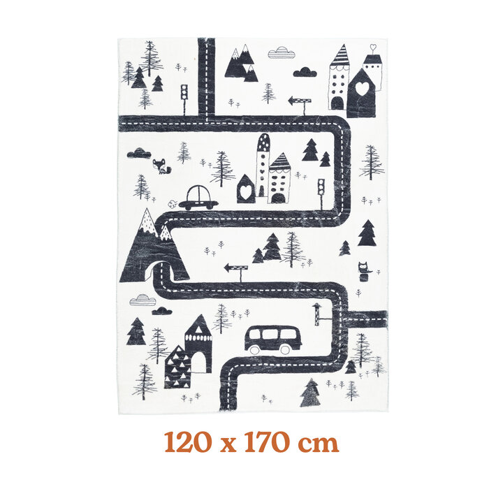 Spielteppich Auto - Dex Trail Schwarz - 7