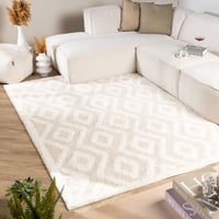 Teppich Skandinavisch - Lova Diamond Creme